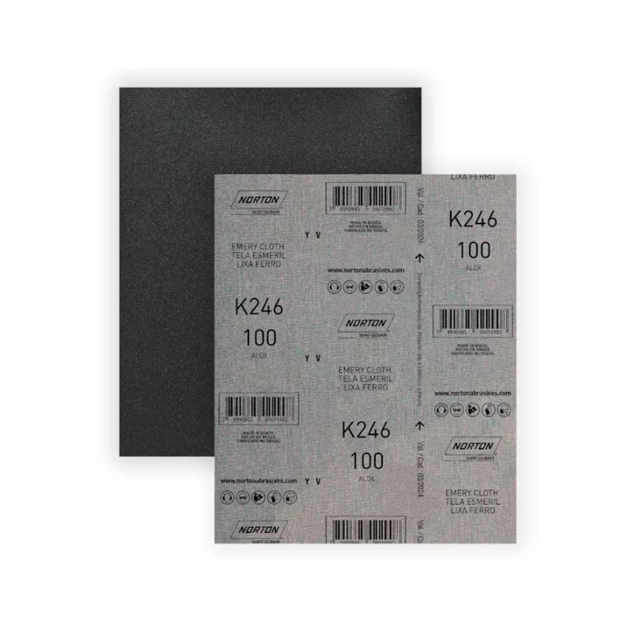 Encontraproduto.com.br - Lixa Ferro K-246 100 Norton 5539503253