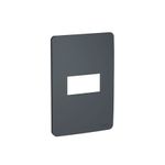 Placa-Schneider-Orion-4x2-1-Posto-Stellar-Black-S730101294