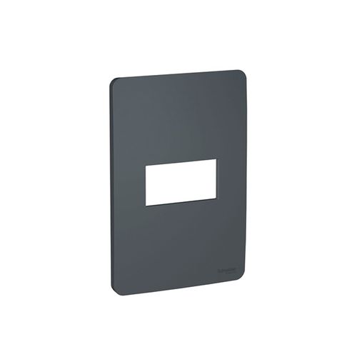 Placa Schneider Orion 4X2 1 Posto Stellar Black S730101294