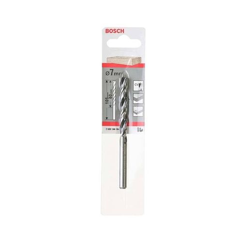 Broca  Bosch Espiral Para Madeira Em Aço Carbono 7mm