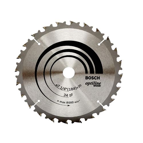 Disco Serra Bosch Circular Madeira 7.1/4 24D 2608640852-000