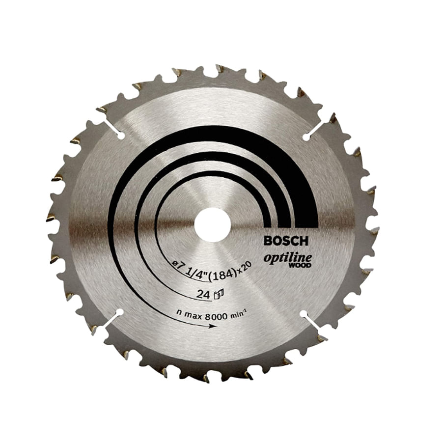 Disco serra bosch circular madeira 7.1/4 24d 2608640852-000 - Todimo