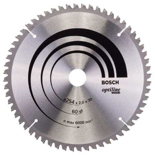 Disco Serra Bosch Circular Madeira 7.1/4 60D 2608640854-000