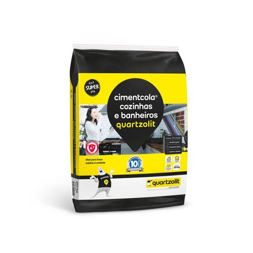 Argamassa Quartzolit Impermeavel Cozinhas e Banheiros 20KG 0118.00001.0020PL