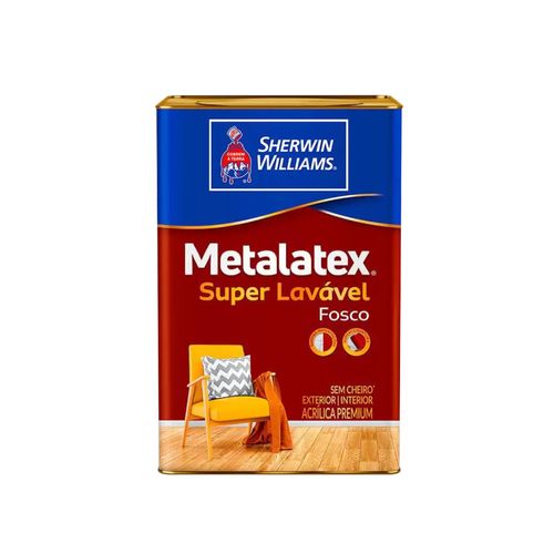 Tinta Sherwin Williams Novo Metalatex Fosco Perfeito Branco 18 Litros 8230006