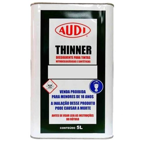 Thinner Audi 12800 5 Litros para Placa Seladora