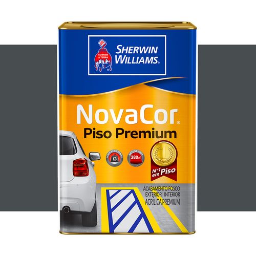 Tinta Sherwin Williams Novacor Piso Cinza Chumbo 18 Litros 38084206