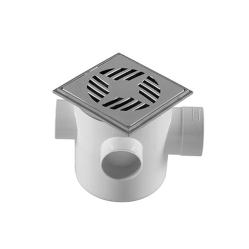 Caixa Sifonada Astra 10X12 50Mm Quadrada Cromada CS-2