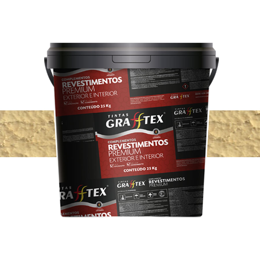 Tinta Grafftex Textura Barrica 25 Kilo Amarelo Canário 10080067