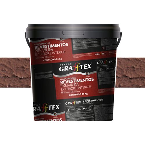 Tinta Grafftex Textura Barrica 25Kg Tabaco 10080175