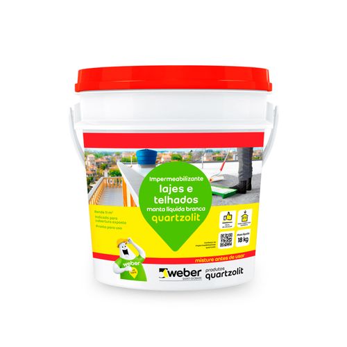 Manta Liquida Quartzolit  Branco 18Kg