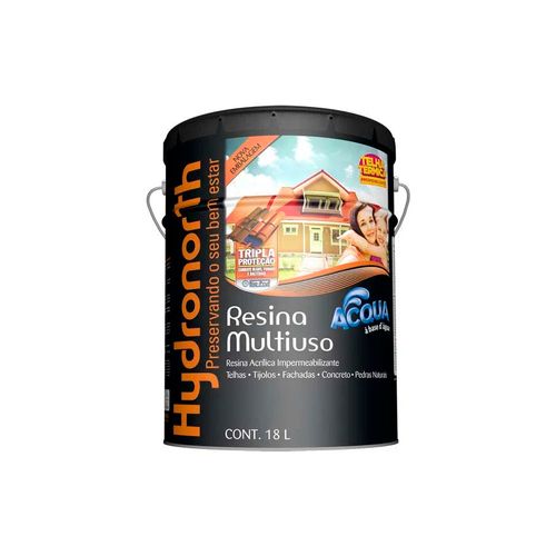 Resina Hydronorth Acqua 18 Litros Incolor