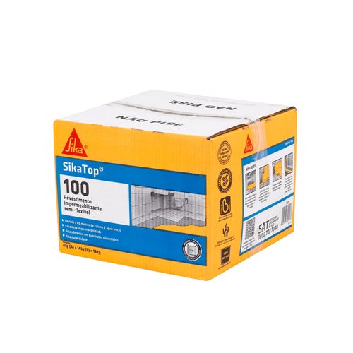 Sika Top 100 Cinza Caixa 18Kg