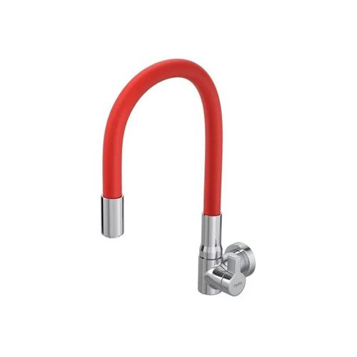 Torneira Hydra Cozinha Parede Motion Cromada Vermelha 1168.METPTHMN