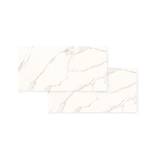 Piso Porcelanato Helena 62X121 Fili Gold Esmaltado Retificado Acetinado HAC 120.002