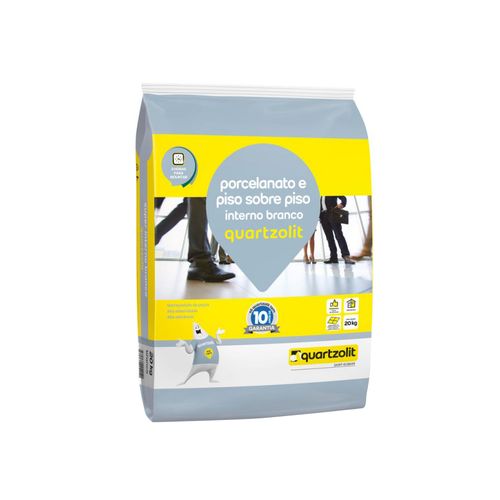 Argamassa Quartzolit Piso Sobre Piso Interna Branca 20KG Rápida 0046.00000.0020PL