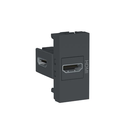 Módulo Schneider Orion Tomada HDMI 2 Módulos Grafite S70647294