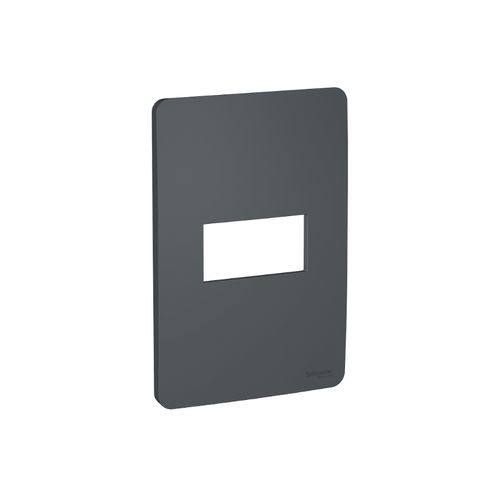 Placa Schneider Orion 4X2 1 Posto Stellar Black S730101294