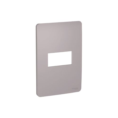 Placa Schneider Orion 4X2 1 Posto Axis Grey S730101224