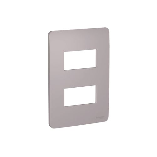 Placa Schneider Orion 4X2 2 Postos Axis Grey S730121224