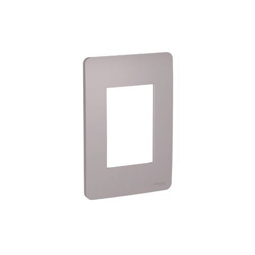 Placa Schneider Orion 4x2 3 Postos Axis Grey S730103224