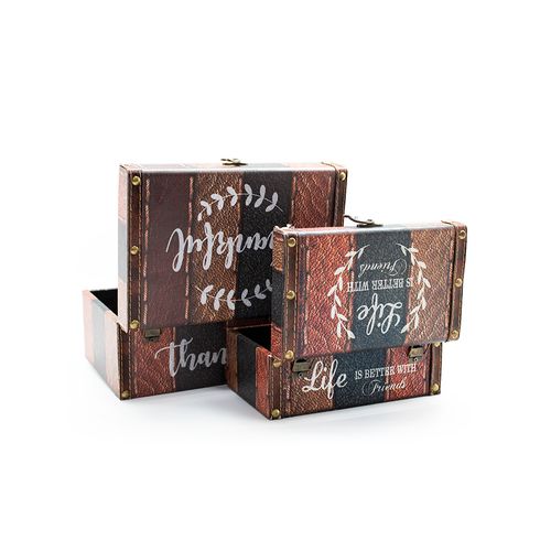 Conjunto de Baús Decor 2 Peças Thankful KD 2149