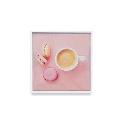 Quadro Decor 30X30Cm Rosa Macaron E Café XCC185047