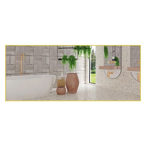 Piso Porcelanato Ceusa 100X100 Confete Wh Natural Retificado 5041209A