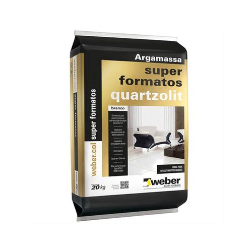 Argamassa Quartzolit Grandes Formatos Interna Branca 20KG 0279.00000.0020PA