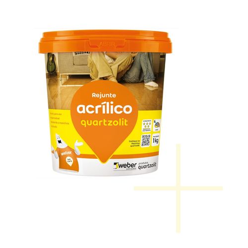 Rejunte Quartzolit Acrílico 1KG Marfim 0286.00023.0006CX