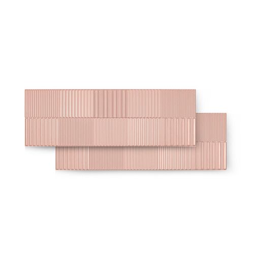 Azulejo Portobello 30X90 Old Rose Groove Matt Retificado 12581E