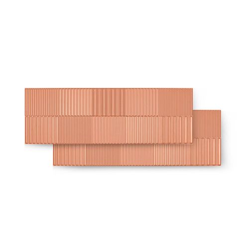 Azulejo Portobello 30X90 Terracotta Groove Matt Retificado 200141E