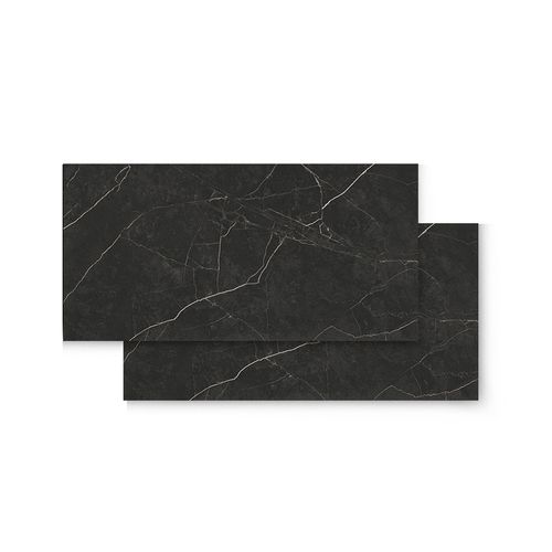 Piso Porcelanato Helena 62X121 Splendor Nero Esmaltado Retificado Acetinado HAC 120.013