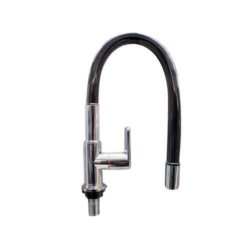 Torneira Casa Ok Flexível Preta Cozinha Mesa SCL2502