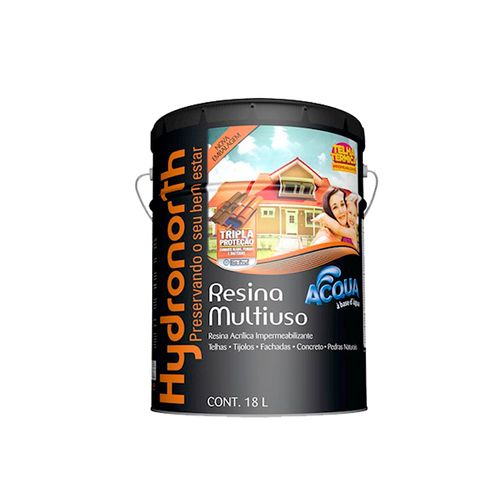 Resina Hydronorth Acqua 18 Litros Cinza
