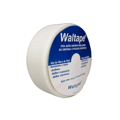 Fita Walsywa Telada Waltape Drywall 48mm x 90 Metros 560023
