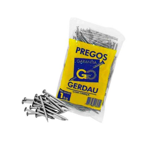 Prego 19X36 com Cabeça 1 Kg Gerdau/Belgo