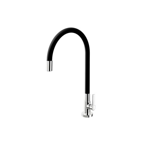 Torneira Docol Cozinha Mesa Gali Flex Cromado/Black 966957
