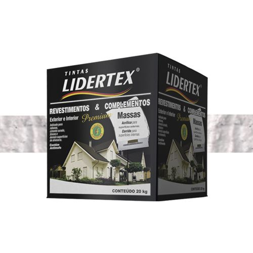 Textura Lidertex Cristal Caixa 20 Kilo Branco