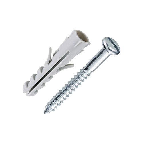 Bucha Bemfixa Nylon 07mm com Parafuso FS CPA Cartela 10 Peças 3103