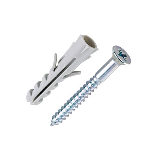 Bucha Bemfixa Nylon 10mm com Parafuso PH CCH Cartela 05 Peças 3225