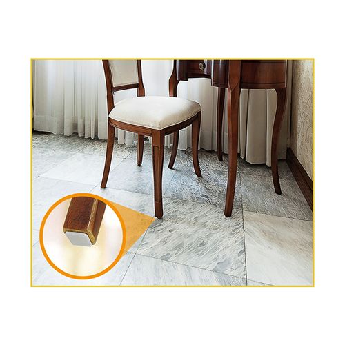 Feltro Adesivo Bemfixa Quadrada 99x9mm Branco 1 Unidade 9318