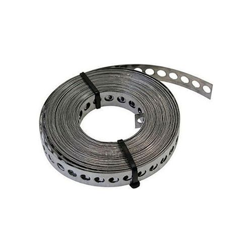 Fita Bemfixa de Aço Perfurada 17mm x 5 Metros para Tubos e Forros — Ref. 8056