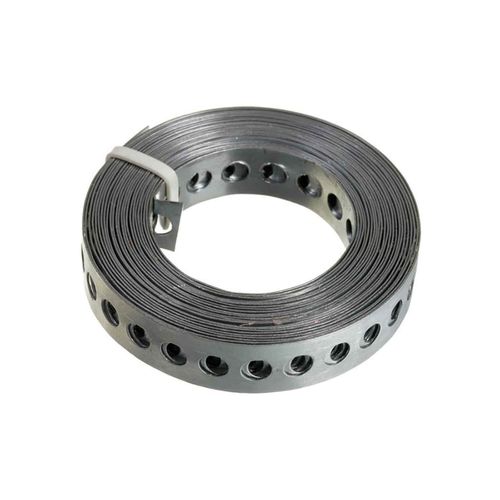 Fita Bemfixa de Aço Perfurada 17mm x 10 Metros para Tubos e Forros — Ref. 8051