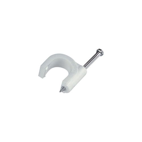 Fixador Bemfixa P/Cabo Coaxial Branco 06mm Cartela 20 pecas 4110