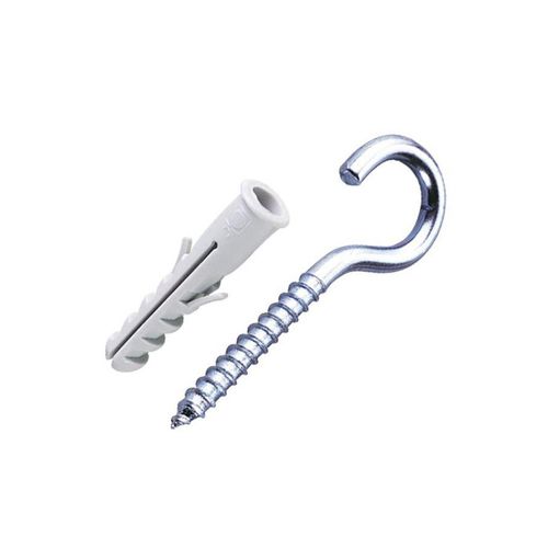 Gancho Bemfixa 06mm 3,4x60mm C/Bucha Cartela 04 pecas 7222