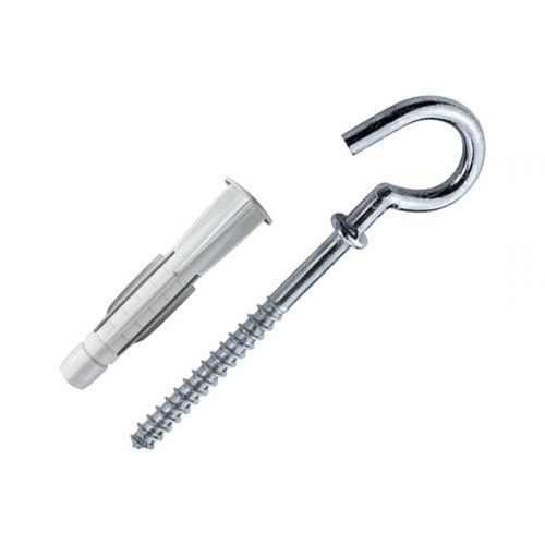 Gancho Bemfixa 06mm 4,0X65mm C/Bucha Oco Cartela 02 Pecas 3451