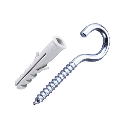 Gancho Bemfixa 10mm 4,9x75mm C/Bucha Cartela 02 pecas 7223