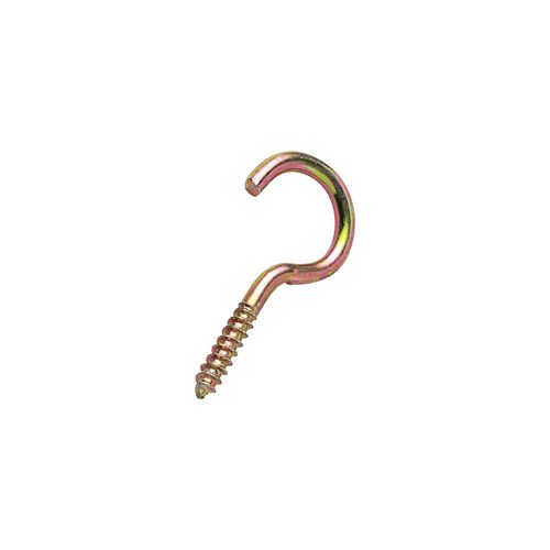 Gancho Bemfixa 15x30 Rosca para Madeira Bicromatizado — Ref. 7212