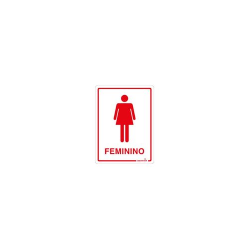 Placa Bemfixa 15x20 Feminino Poliester 6686